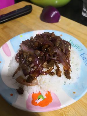 肉串洋葱焗饭的做法 步骤3