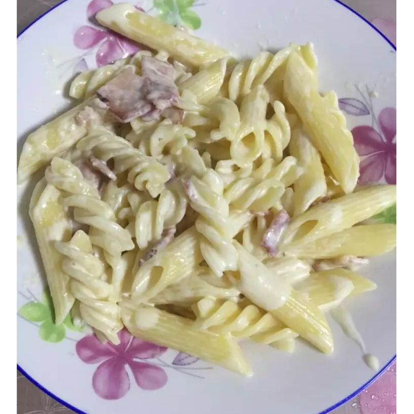 奶油培根蘑菇通心粉