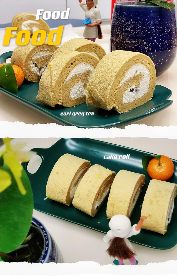 香气四溢的伯爵红茶蛋糕卷