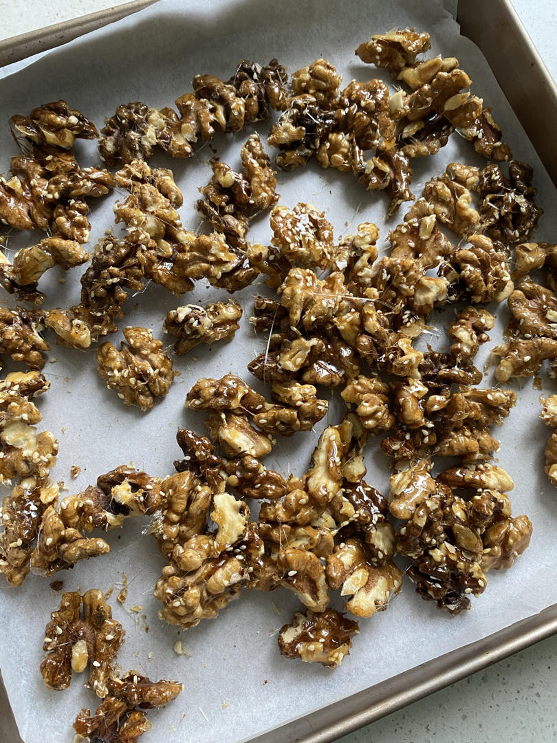 【琥珀核桃仁】冰糖无油不粘手