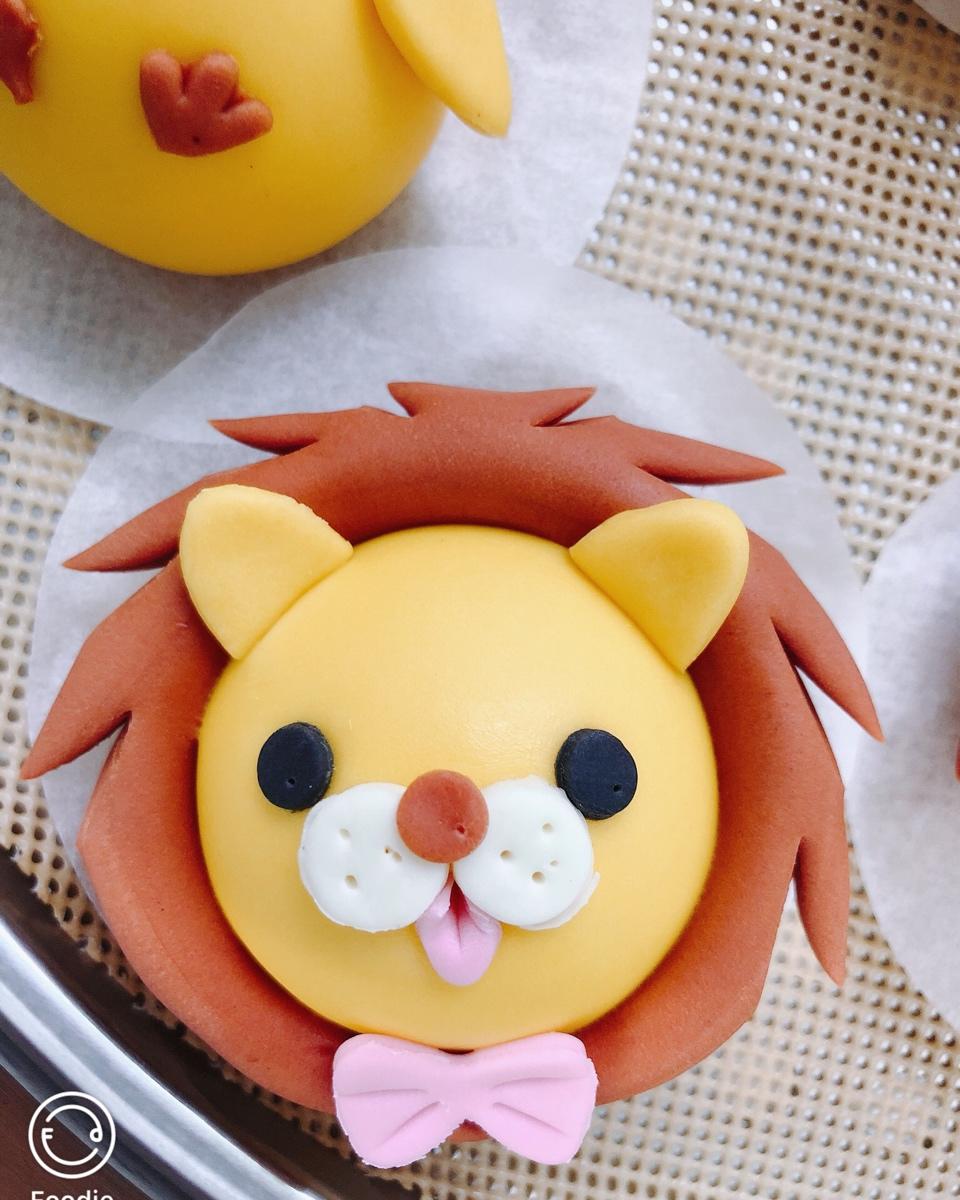 卡通小狮子馒头