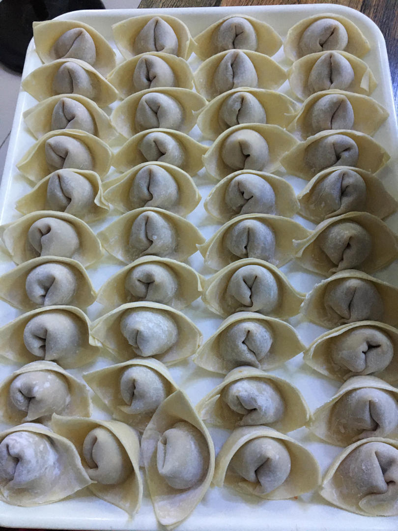 💯鲜美❗️虾仁肉馄饨（内附馄饨包法）