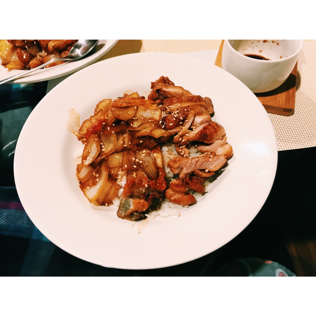 照烧鸡腿饭