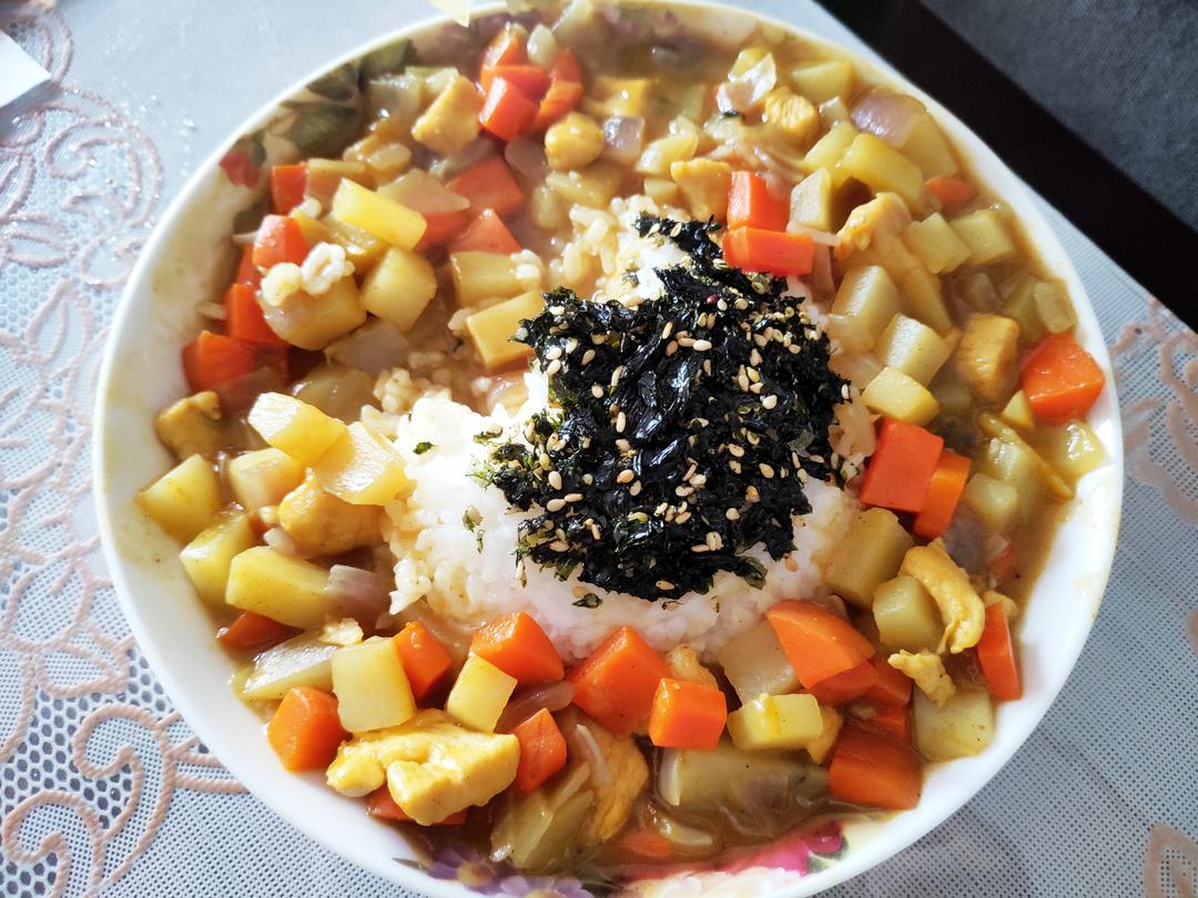 咖喱鸡饭