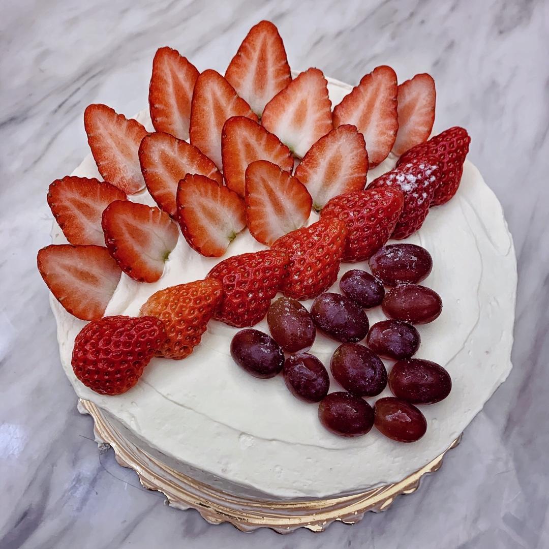 《Tinrry+》草莓奶油蛋糕（8寸配方）