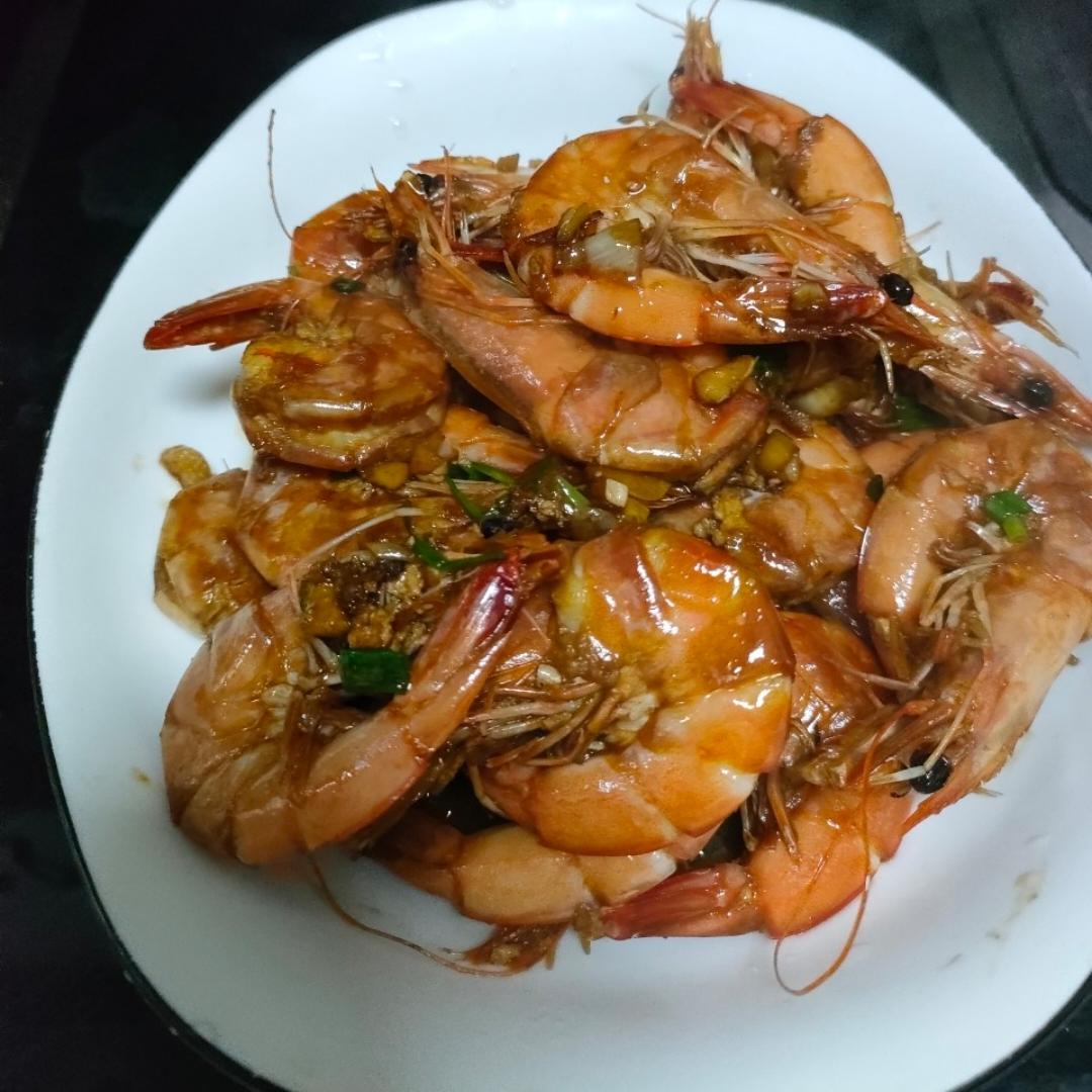 家庭版油焖大虾