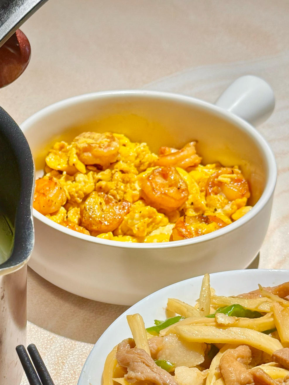 鲜香嫩滑的 虾仁滑蛋