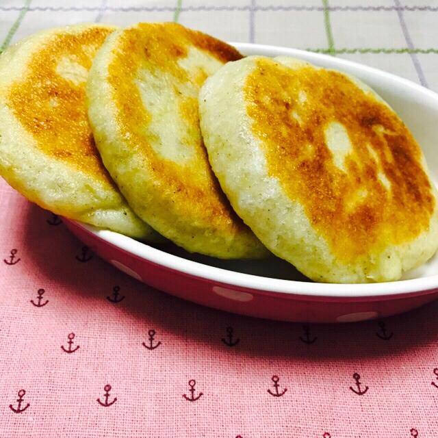 熊熊路做的豆渣发面饼