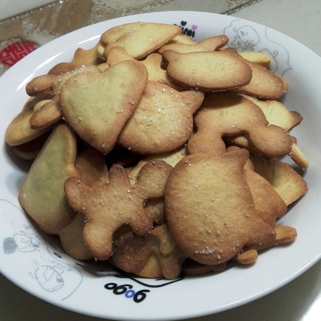 卡通黄油饼干