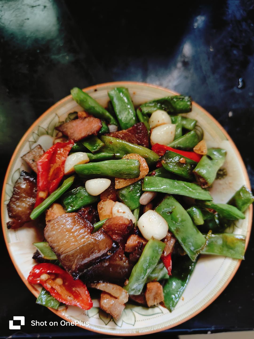 四季豆炒腊肉