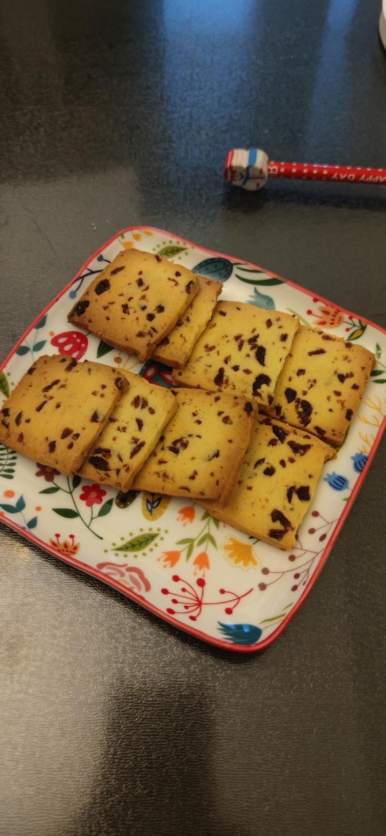 低糖少油版蔓越莓饼干