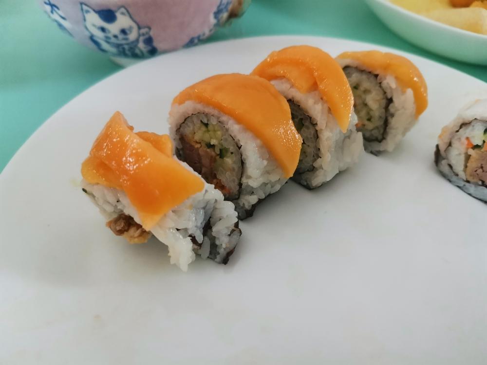 芒果寿司的做法