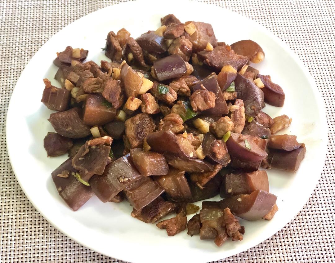 【健康三餐】蒜香肉末炒茄子