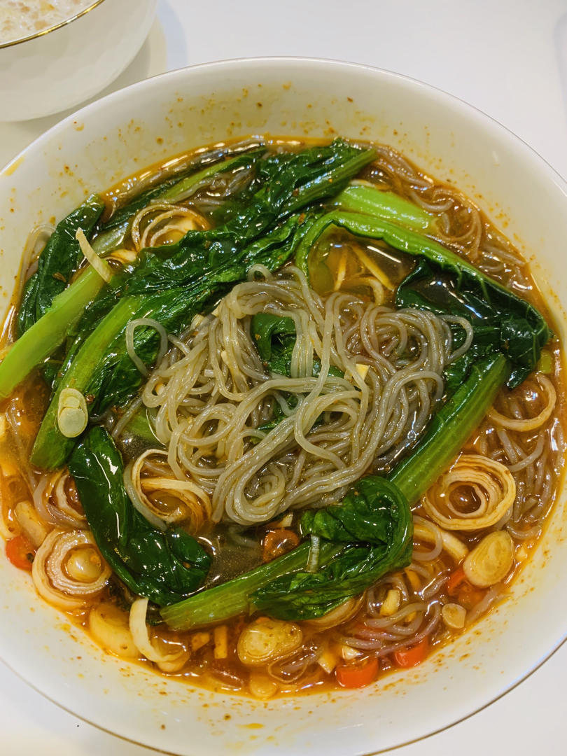 十分钟快手❗️好吃到舔碗底的酸汤面❗️