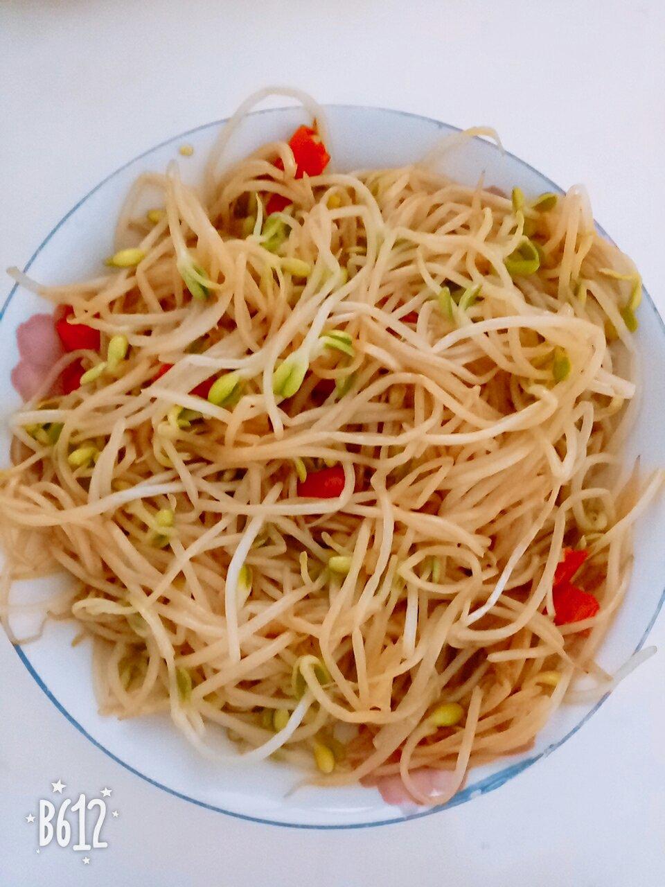 素炒豆芽