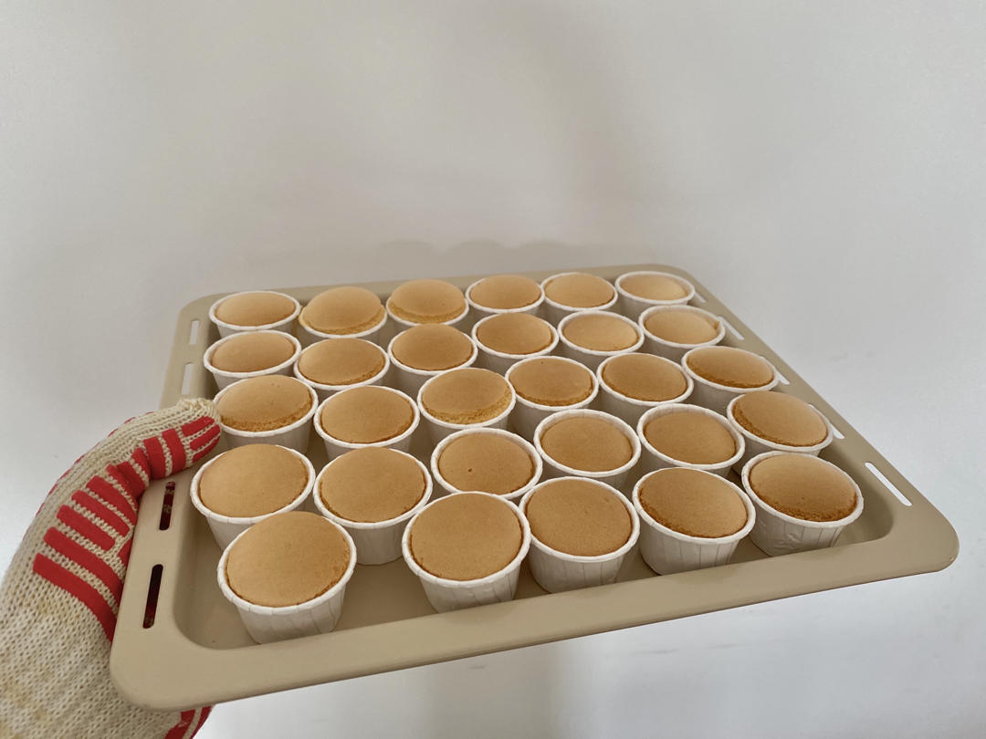 凉了也不回缩的戚风纸杯蛋糕🍰超级绵软 适合宝宝吃哦