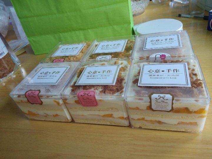 《Tinrry+》拉丝盒子蛋糕（榴莲、草莓、波波奶茶口味）