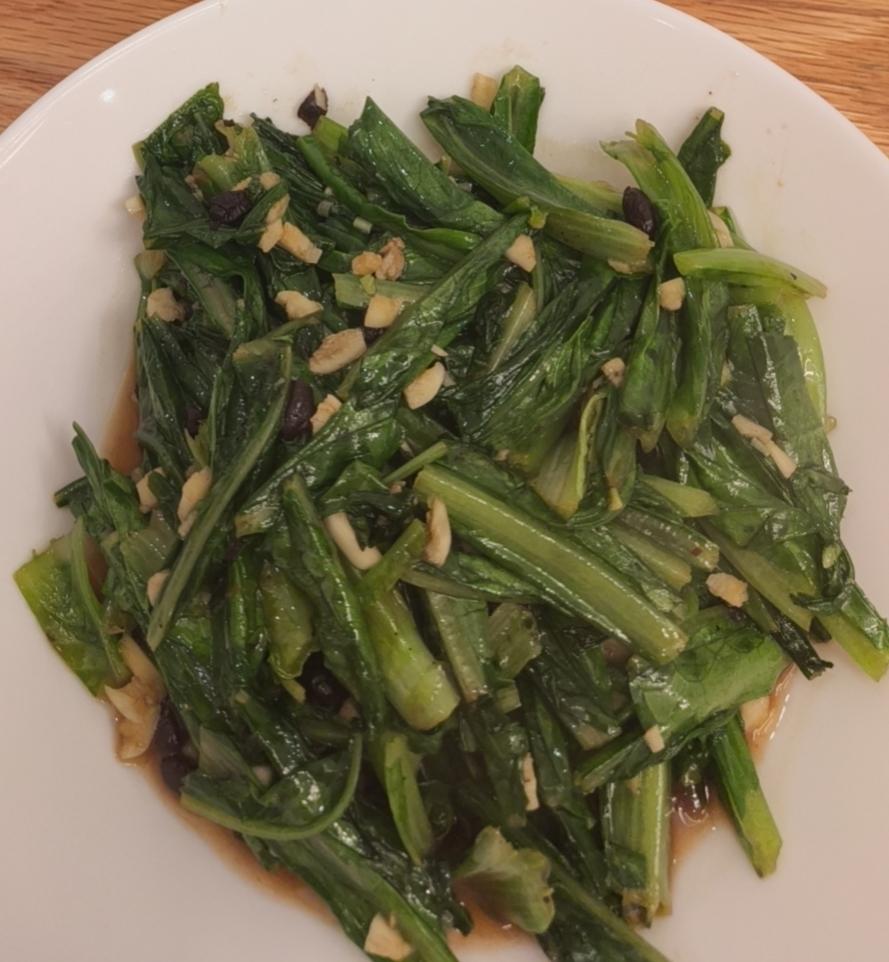 蒜蓉豆豉油麦菜