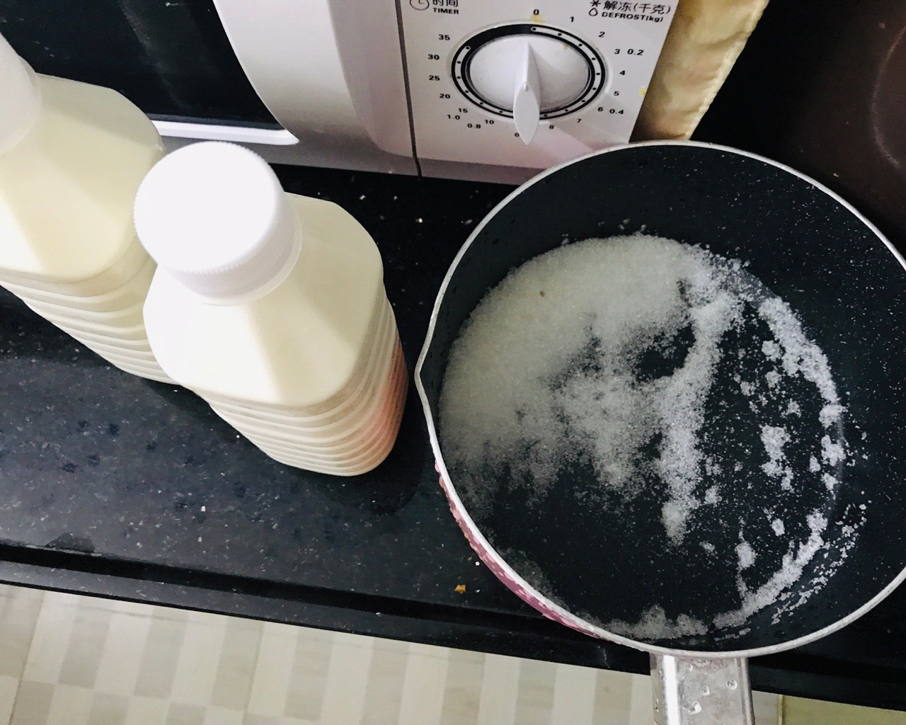 姜撞奶的做法 步骤3