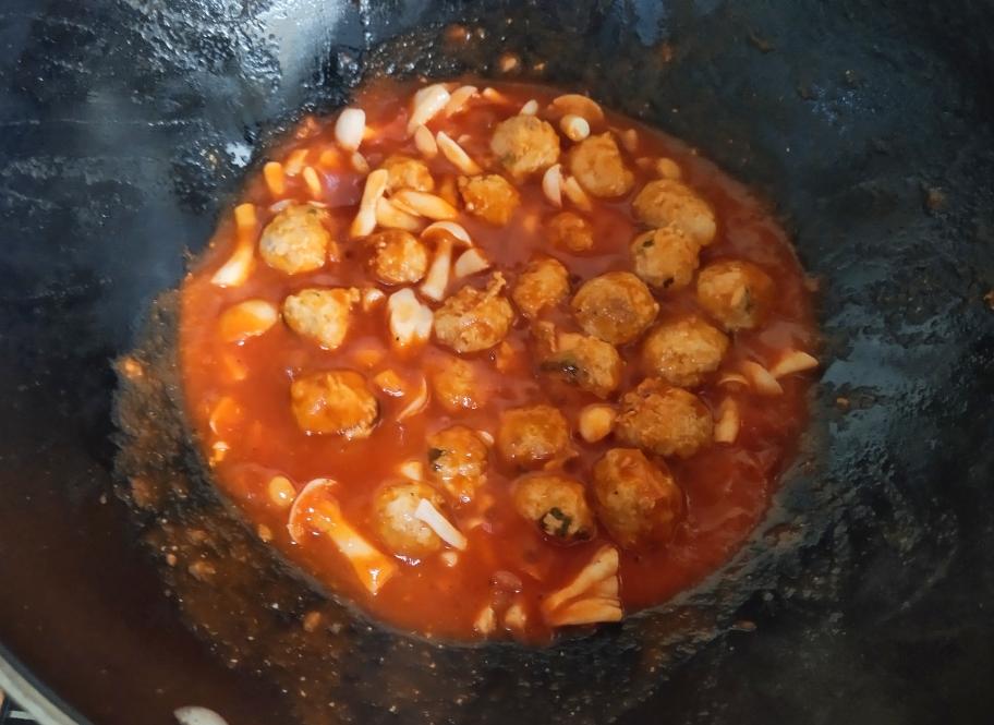 给小朋友的茄汁小肉丸的做法 步骤9