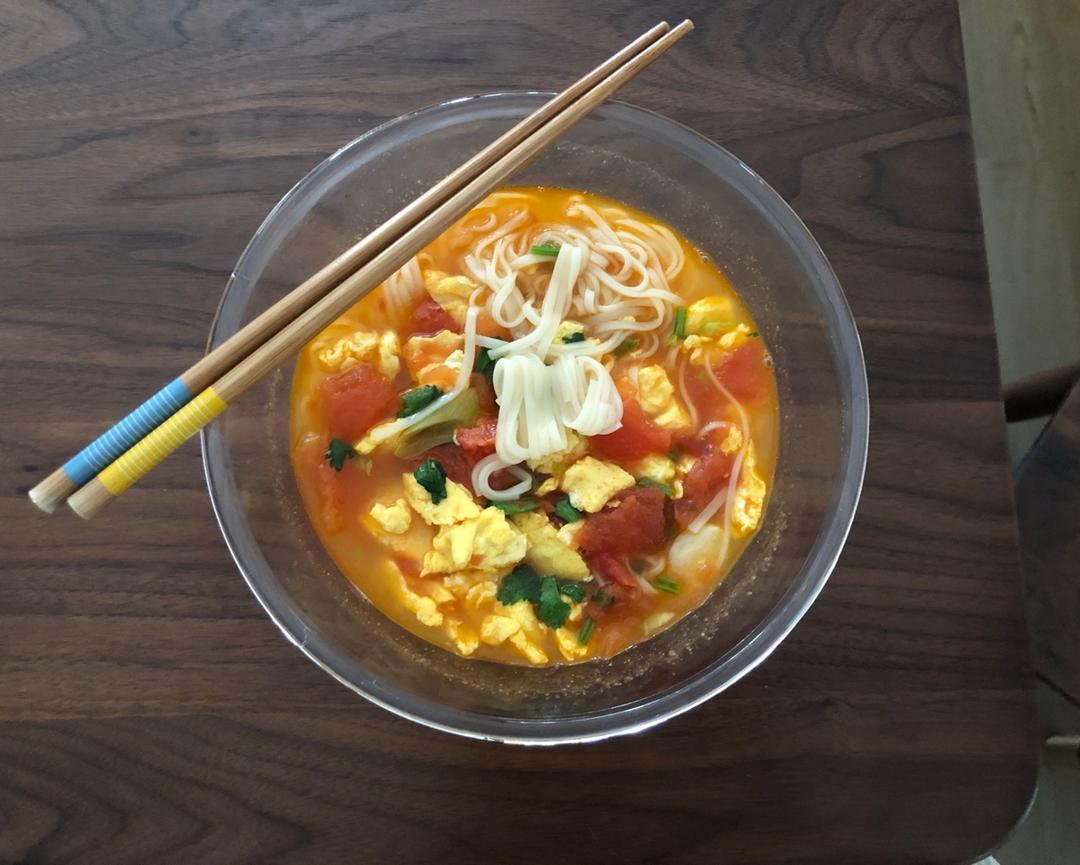 简单快手的番茄鸡蛋面