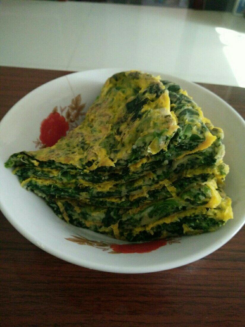 低脂菠菜蛋饼