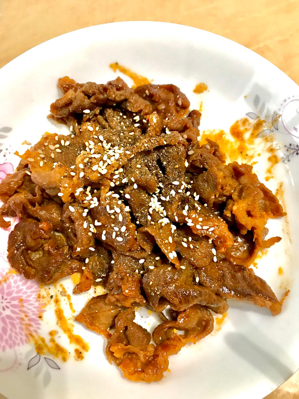 「正宗韩式烤肉」调味牛肉的腌制秘诀