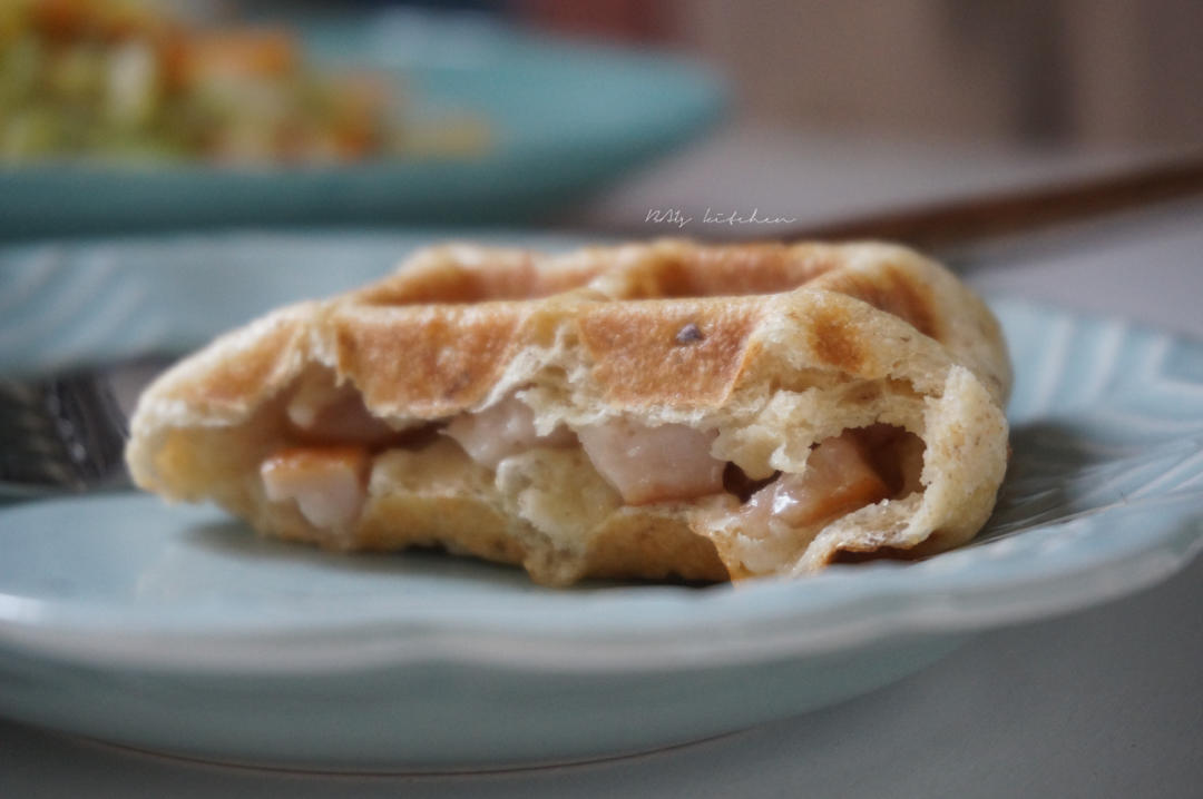 枫糖培根全麦华夫饼（发酵法）