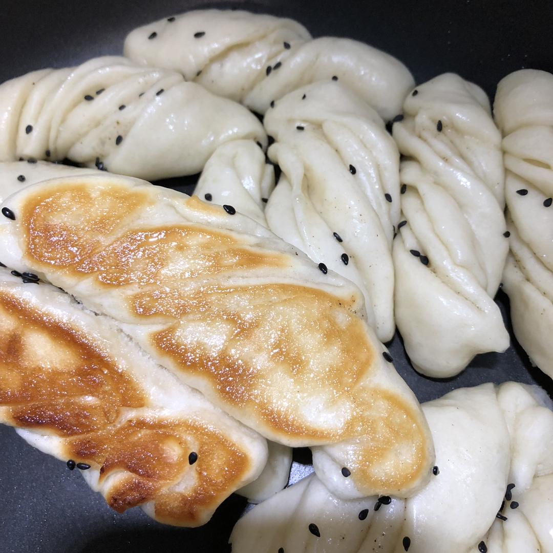 煎卷子【生煎花卷】