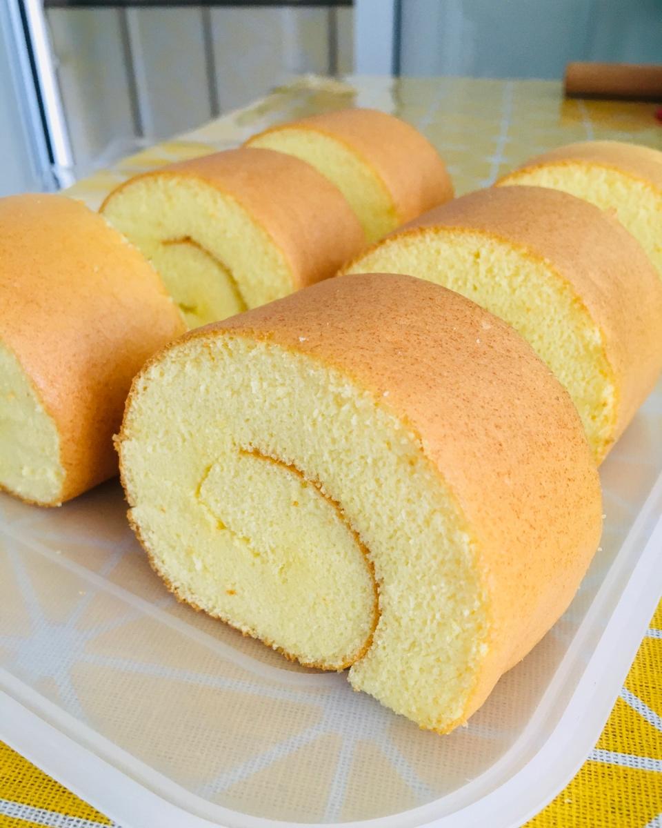 原味蛋糕卷(后蛋法)