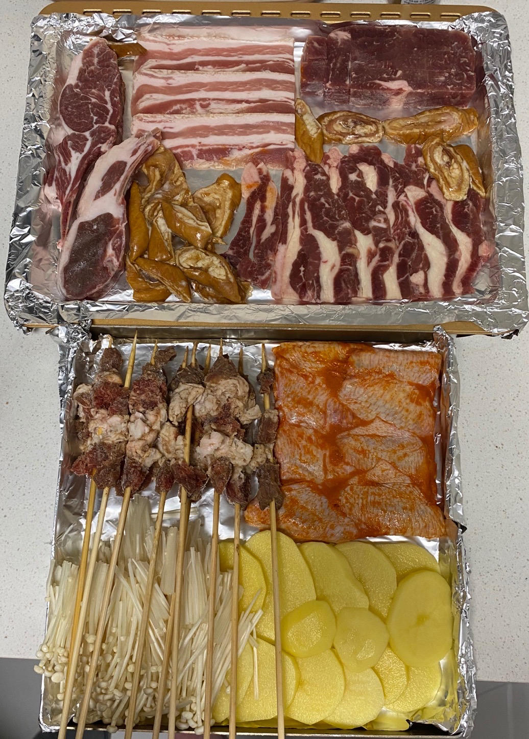 自制烤箱版烧烤，简单好吃过烧烤摊