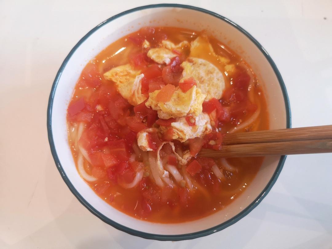 汤都要喝光的西红柿鸡蛋面