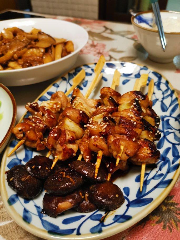 日剧里居酒屋必点菜，在家里做超级简单~和风鸡肉串