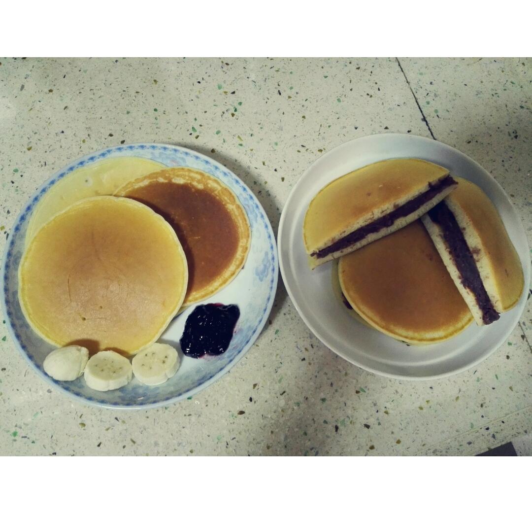 健康美味无油版松饼&铜锣烧