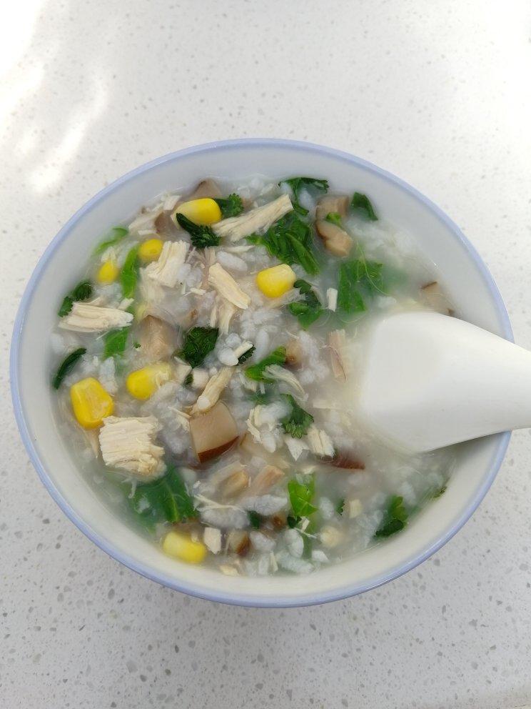香菇鸡肉粥