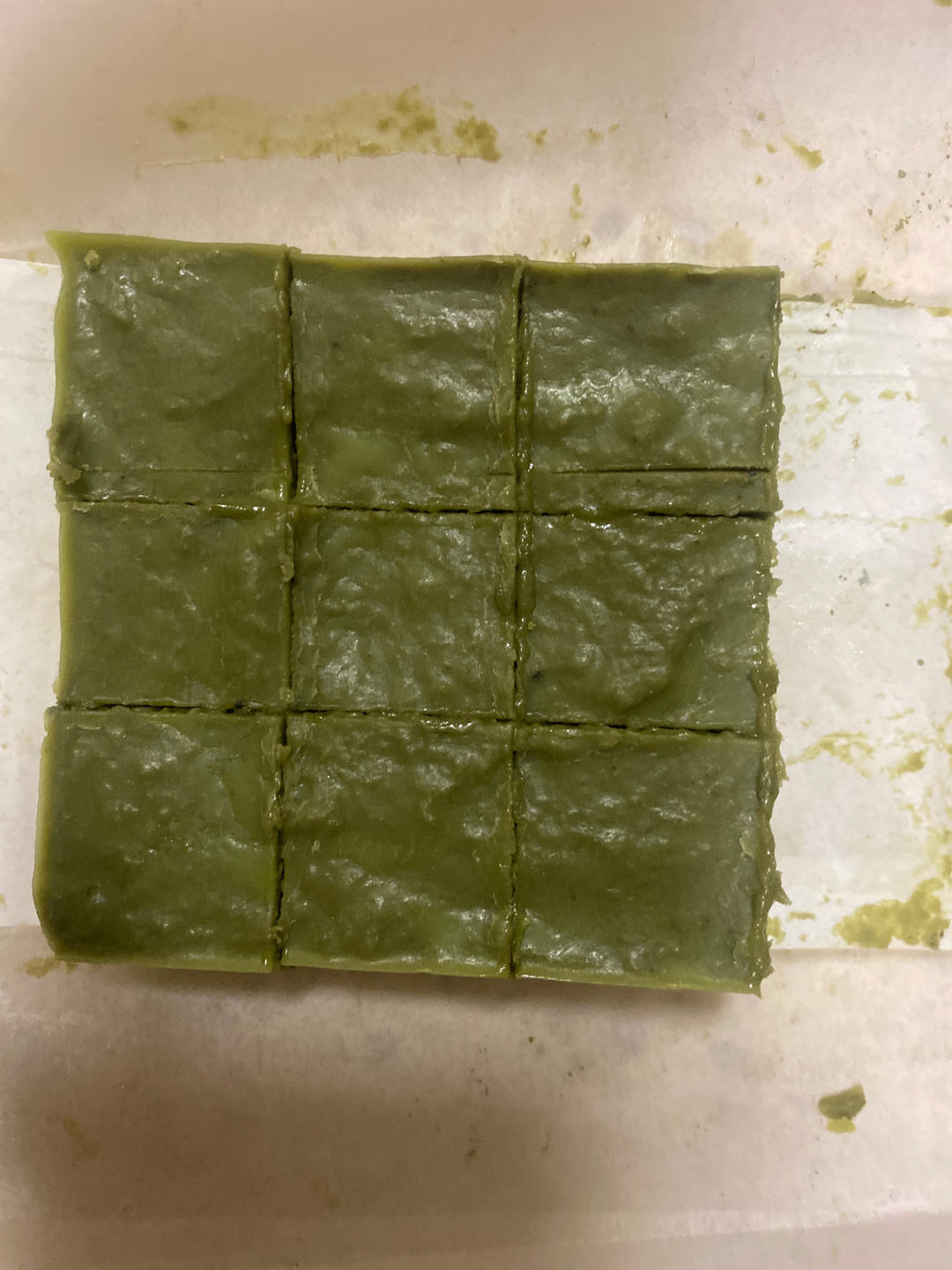 抹茶生巧（不用刀就能完美切割的方法）