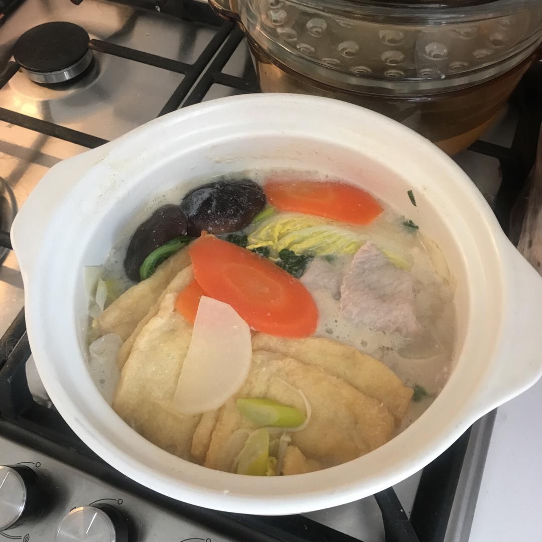猪肉什锦豆浆锅【食材包操作说明】