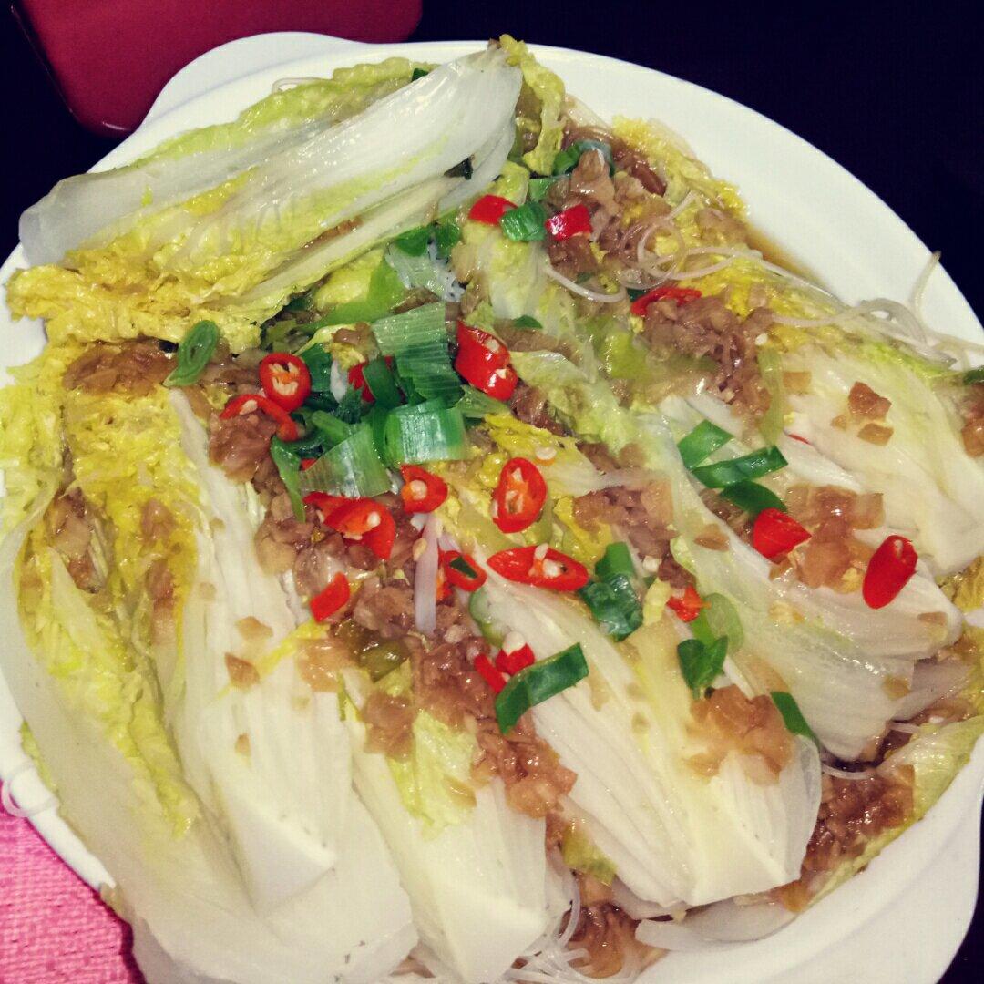 蒜蓉粉丝蒸娃娃菜