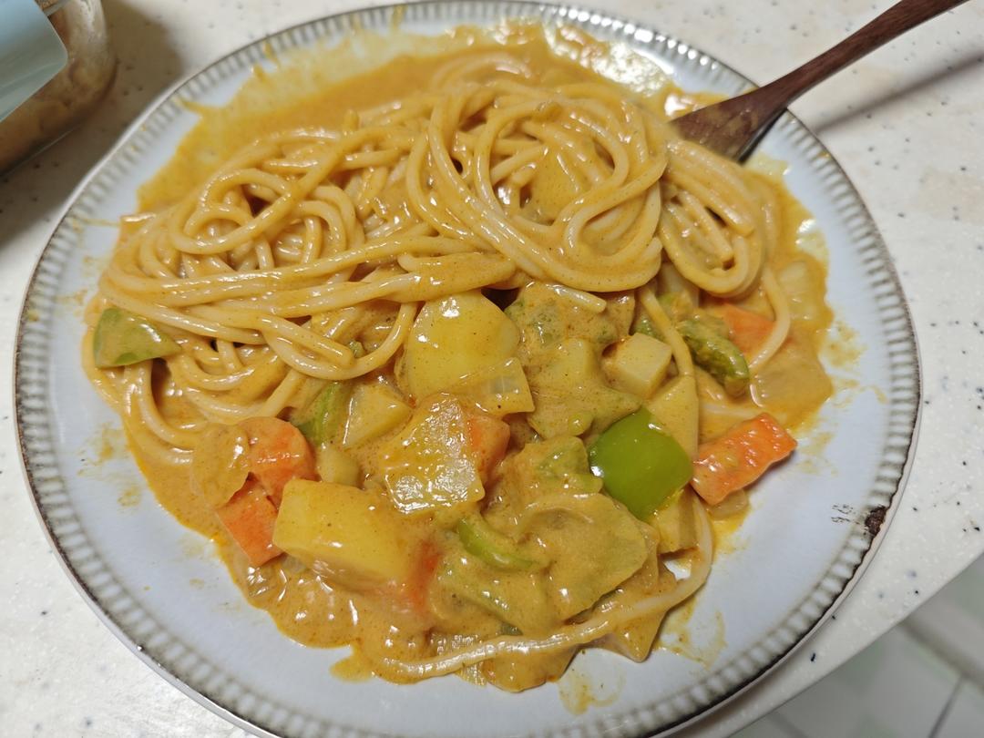 咖喱意大利面