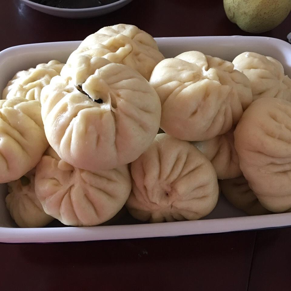 手工揉面-白面馒头