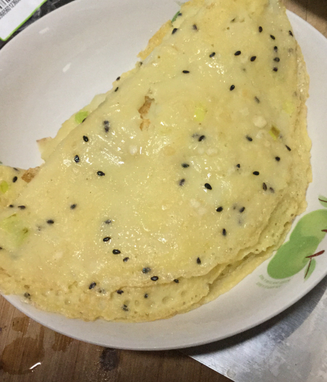 香葱鸡蛋饼