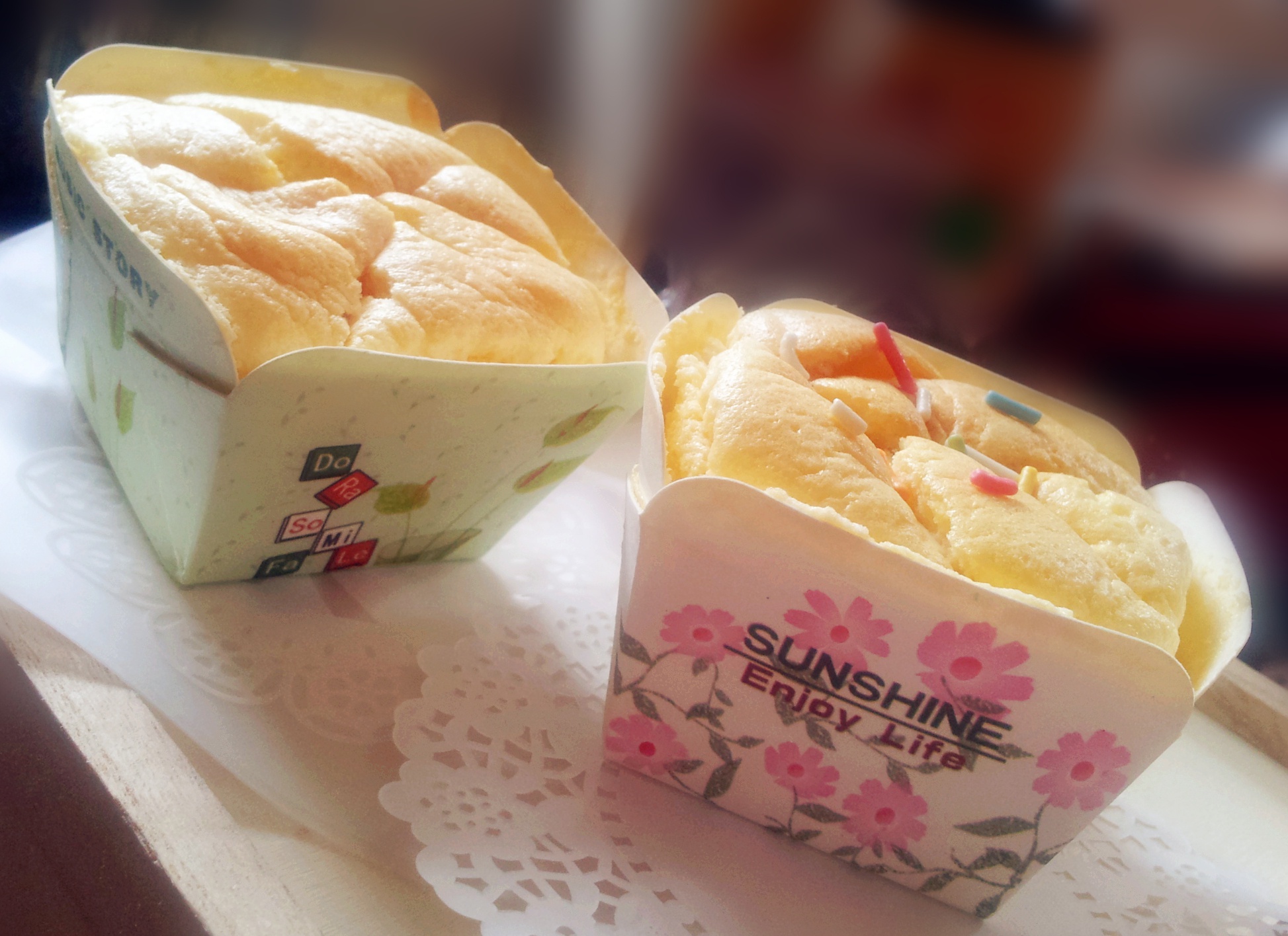 棉花纸杯蛋糕
