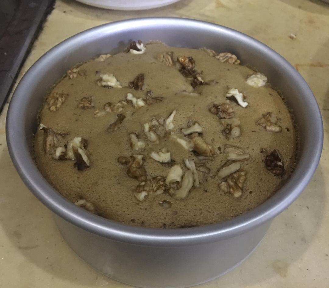 红糖枣泥核桃蛋糕