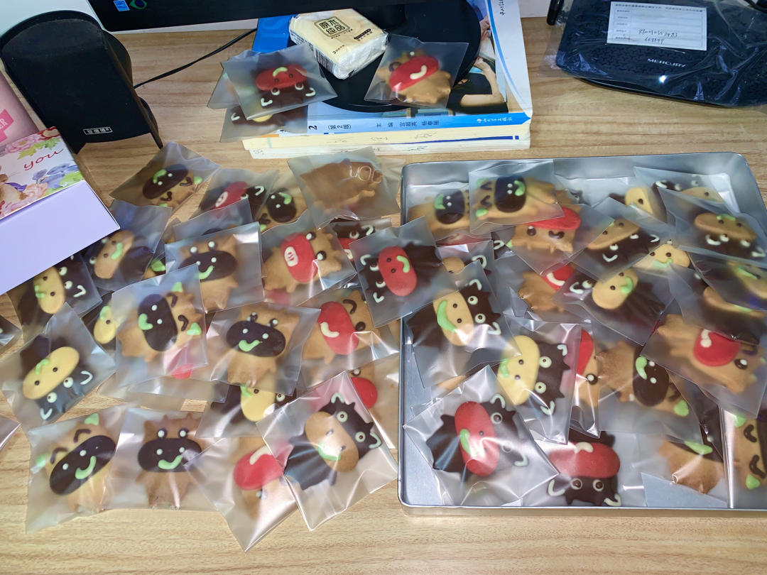 卡通奶牛饼干