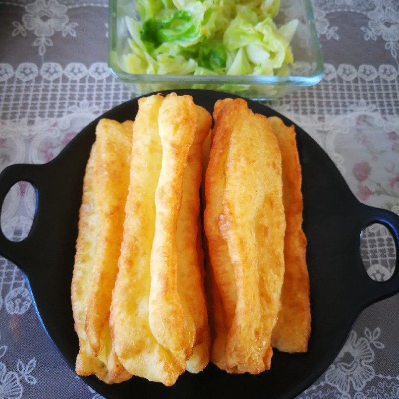 快手早餐～自制油条（酵母版，不含泡打粉、膨松剂）
