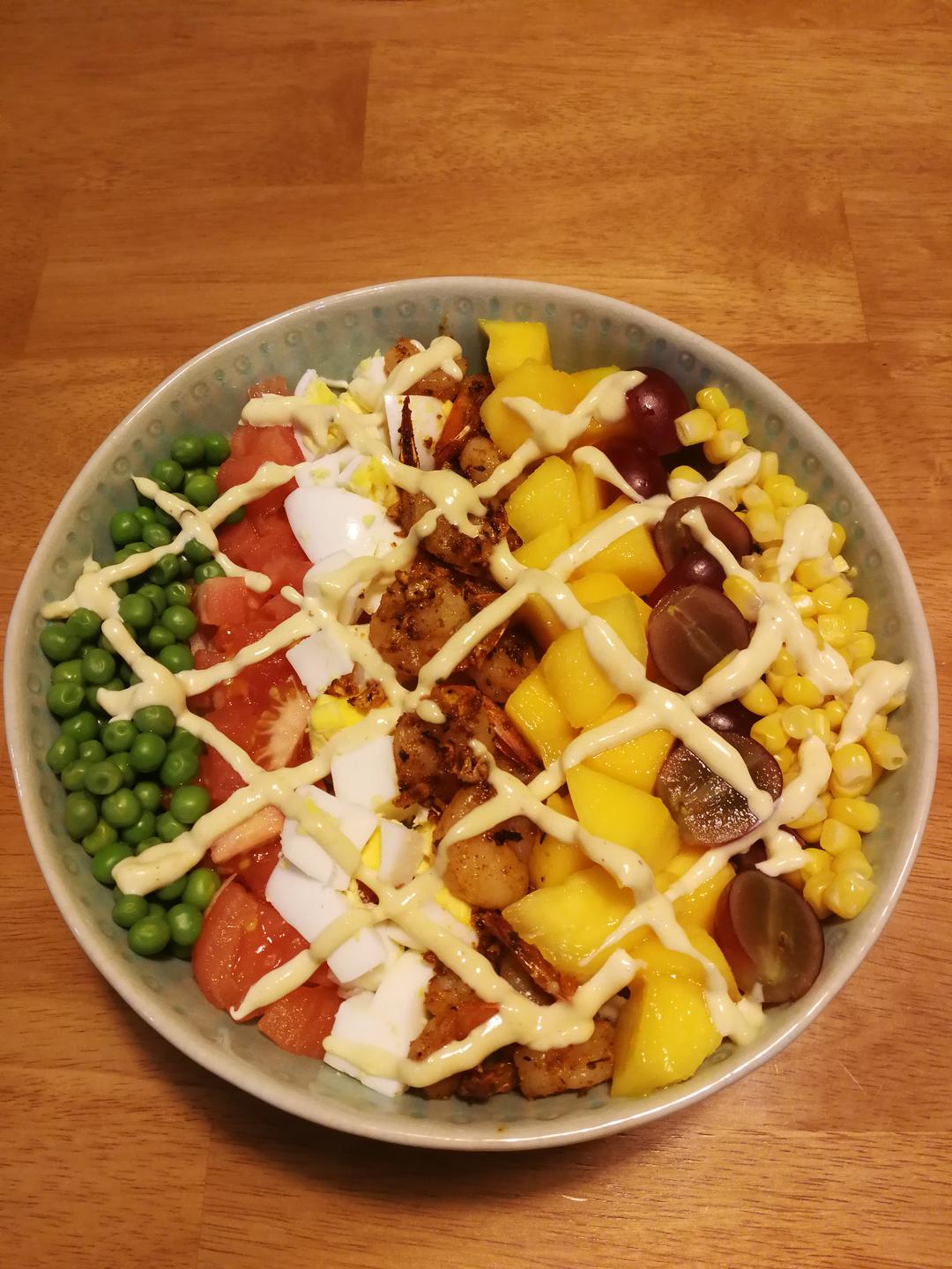 虾仁考伯沙拉 Shrimp Cobb Salad