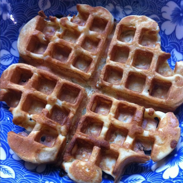 低脂低糖华夫饼。