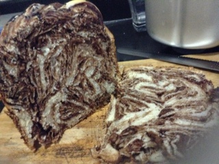 巧克力大理石片面包