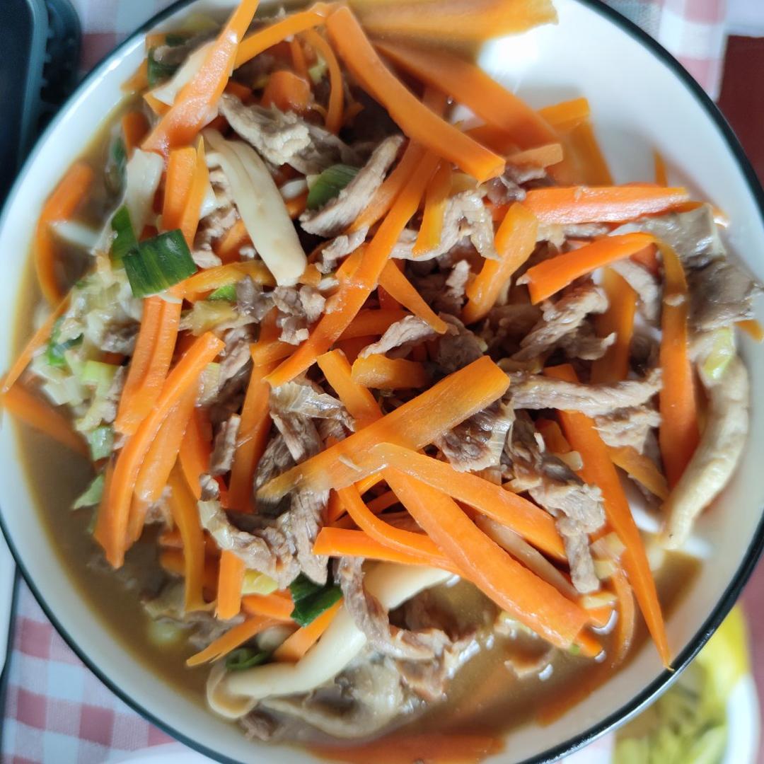 胡萝卜牛肉丝