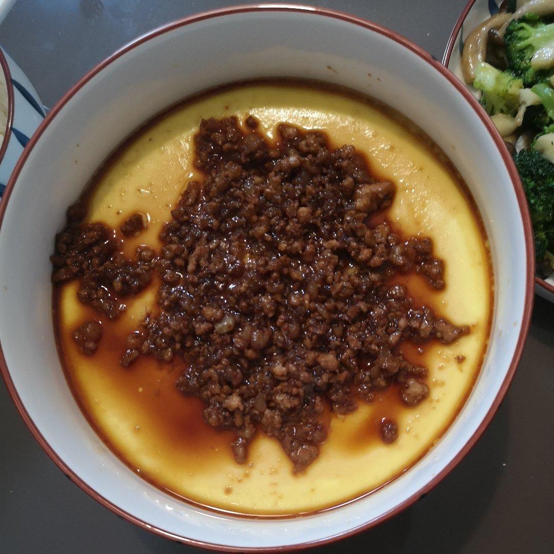 全家都爱吃的肉沫豆腐蛋羹